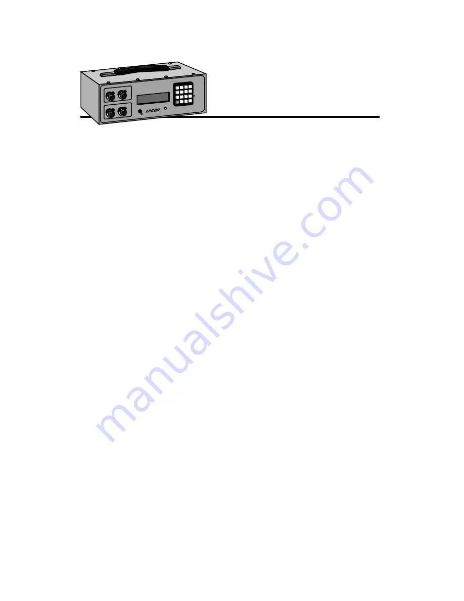 LI-COR li-6262 Instruction Manual Download Page 104