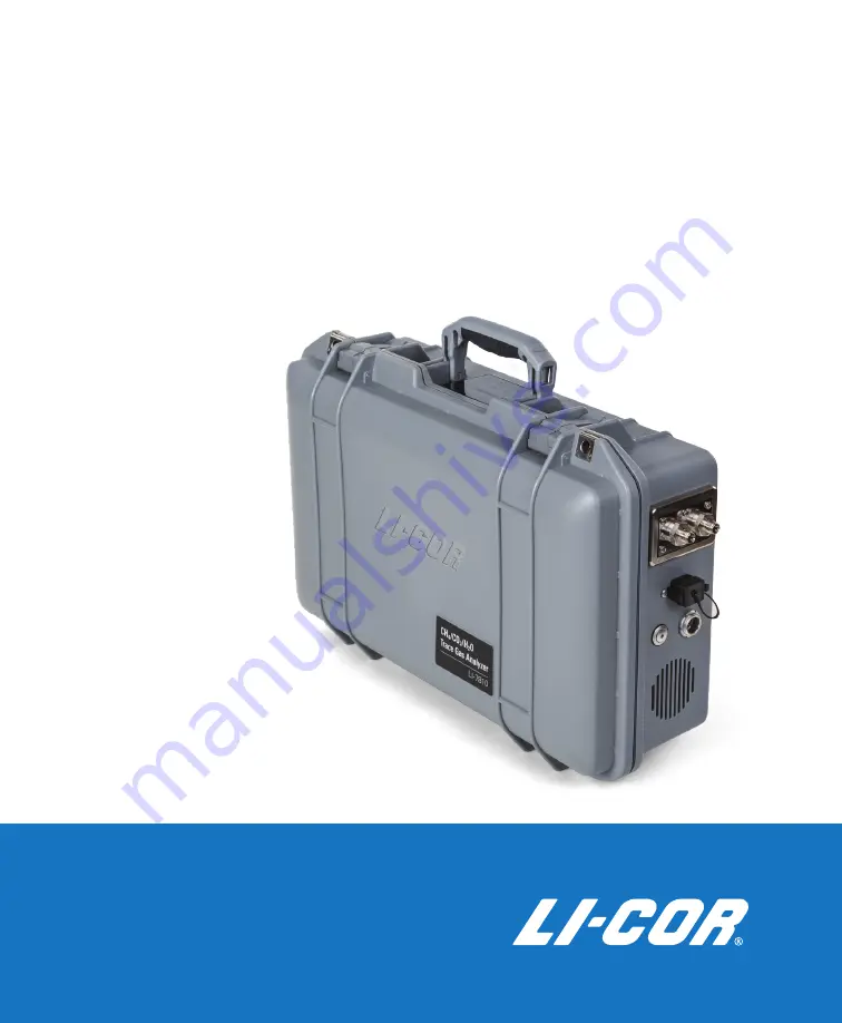 LI-COR LI-7810 Instruction Manual Download Page 1