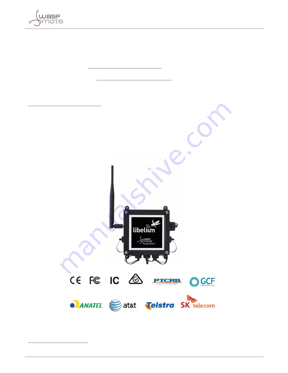 Libelium Waspmote LoRa Networking Manual Download Page 47