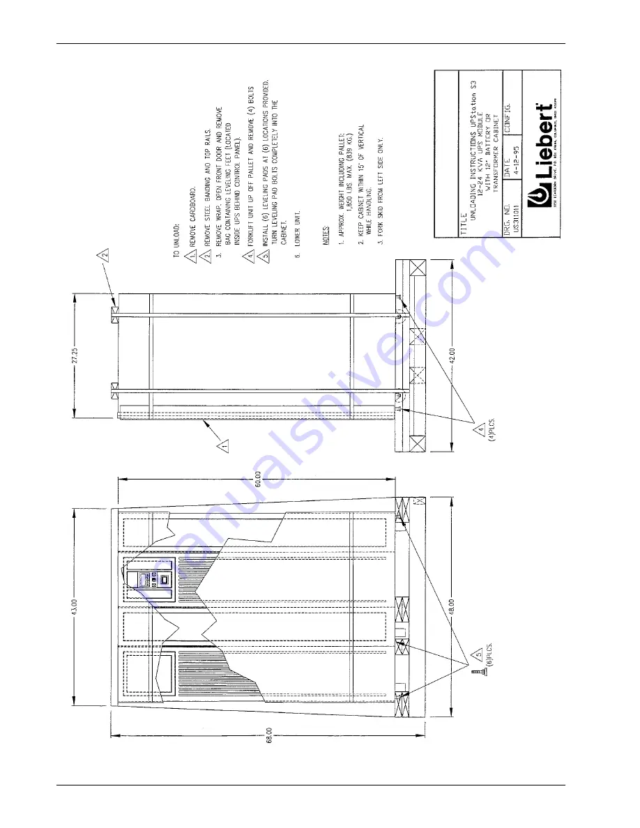 Liebert UPStation S3 User Manual Download Page 42