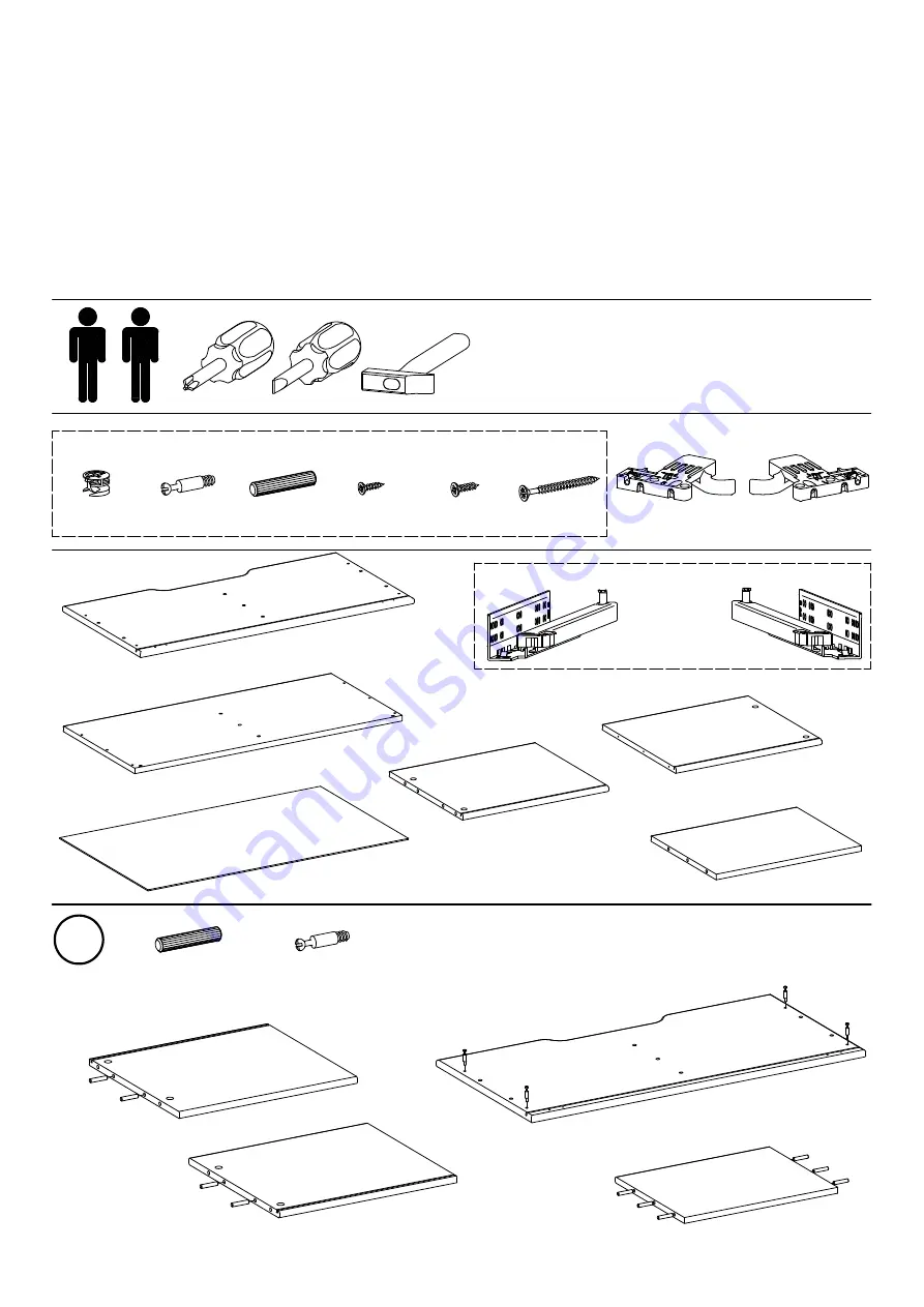 Lifetime Kidsrooms 9536 Assembly Instructions Download Page 2