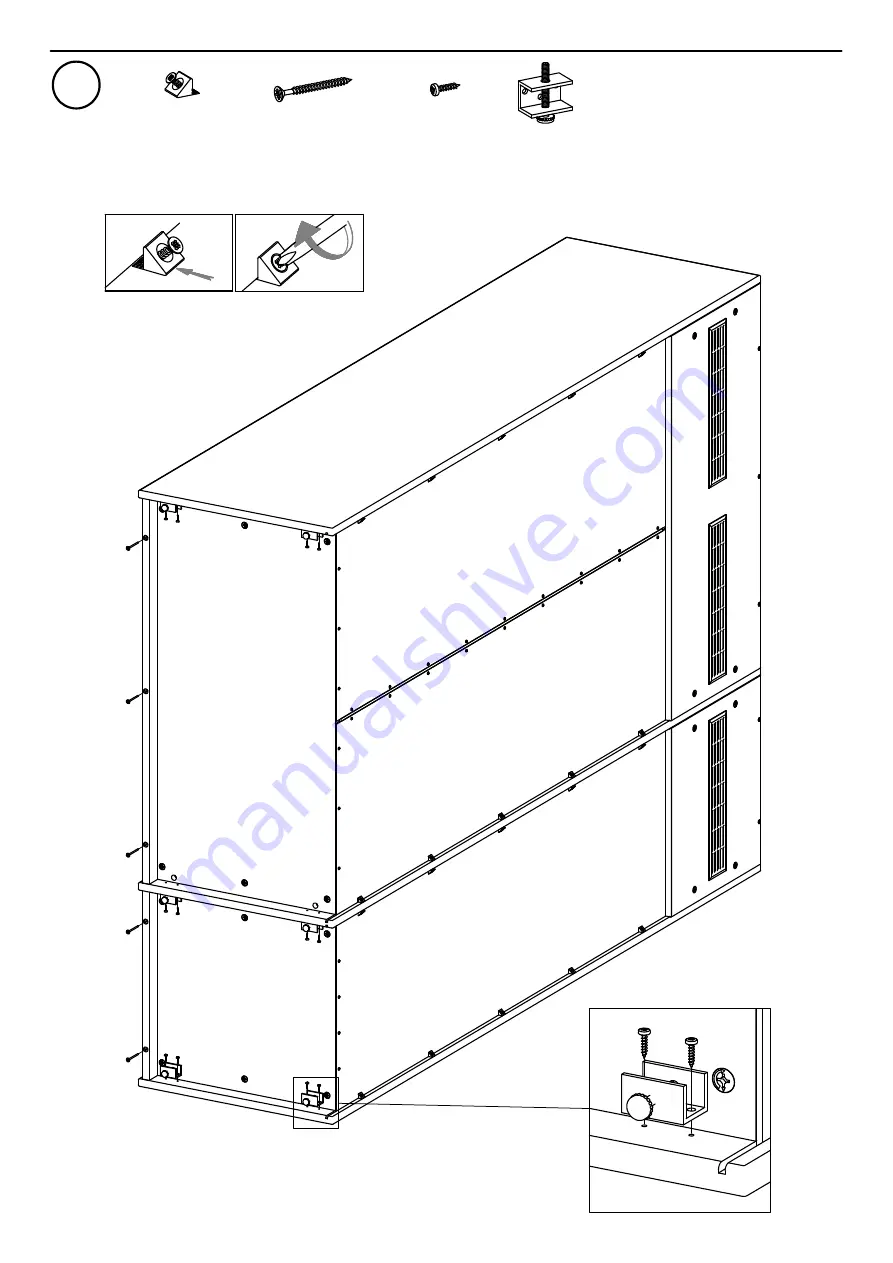 Lifetime Kidsrooms 9800A Assembly Instructions Manual Download Page 7