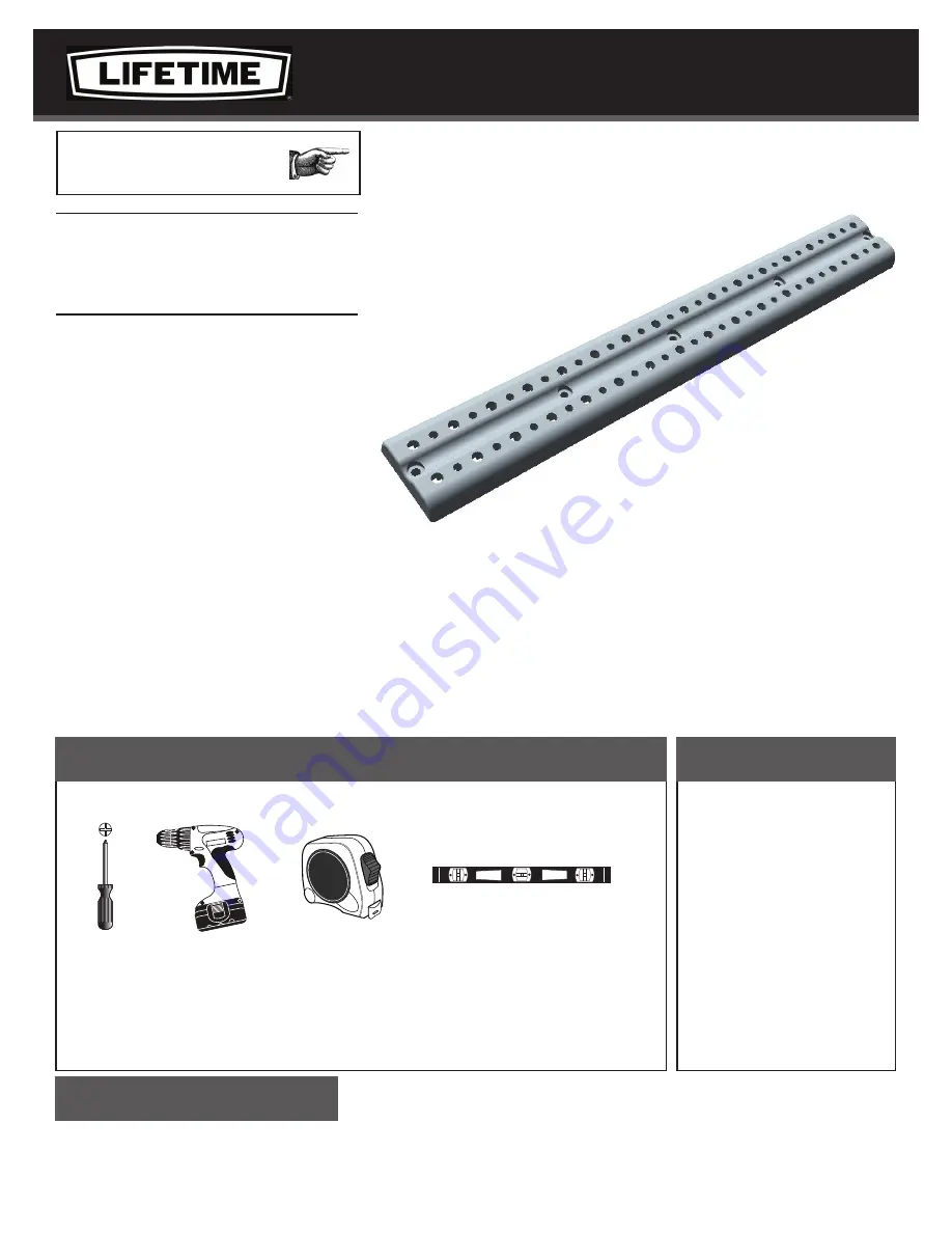 Lifetime 0113 Assembly Instructions Manual Download Page 3