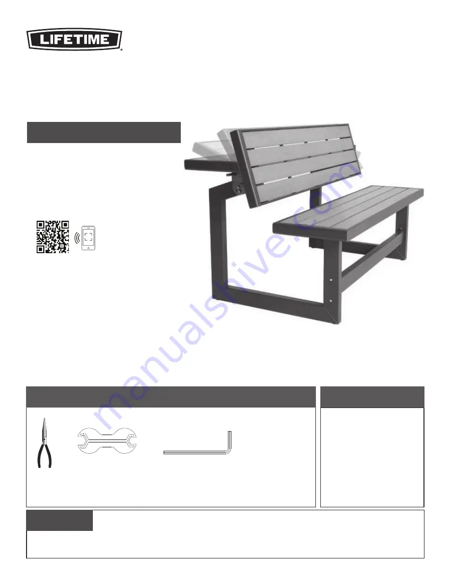 Lifetime 60054 Assembly Instructions Manual Download Page 1