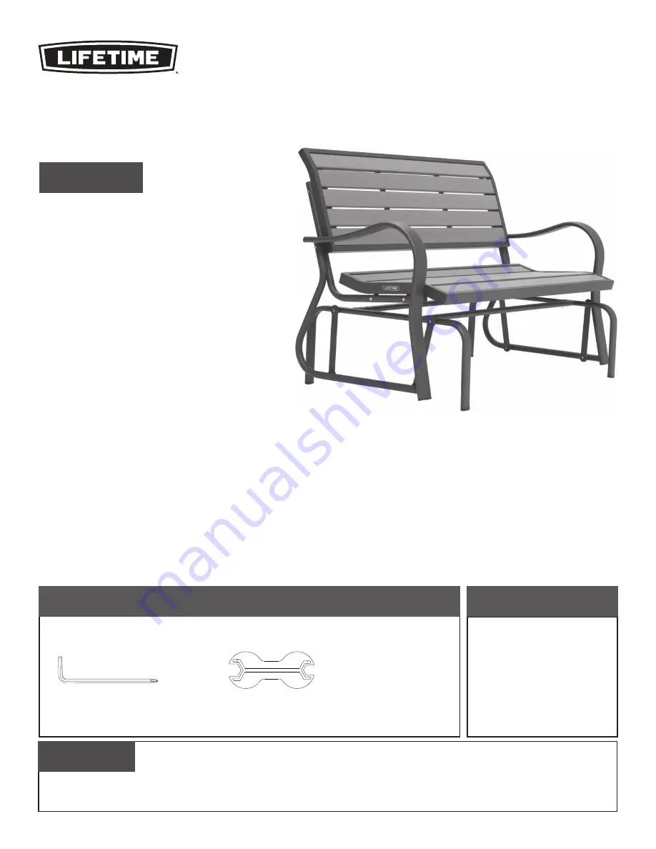 Lifetime 60055 Assembly Instructions Manual Download Page 1