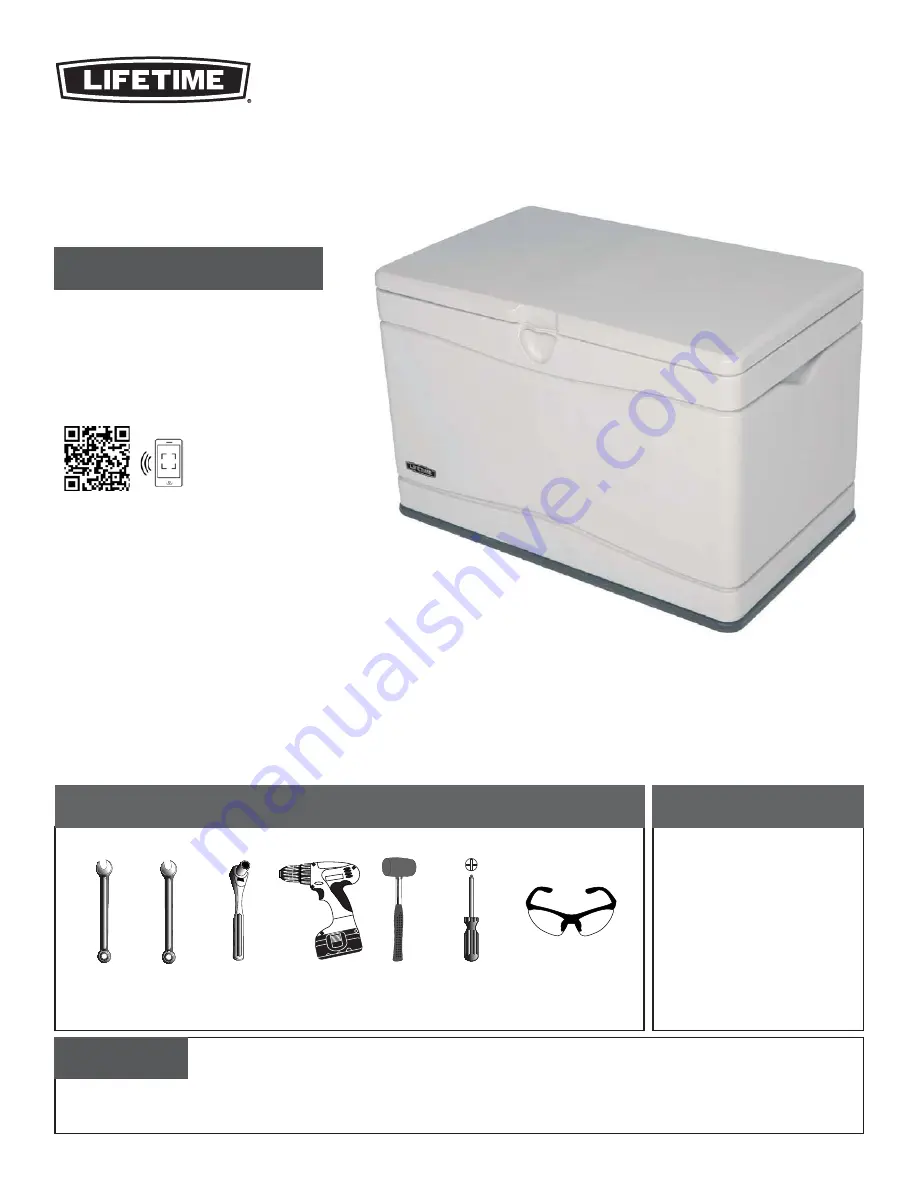 Lifetime 60059 Assembly Instructions Manual Download Page 2