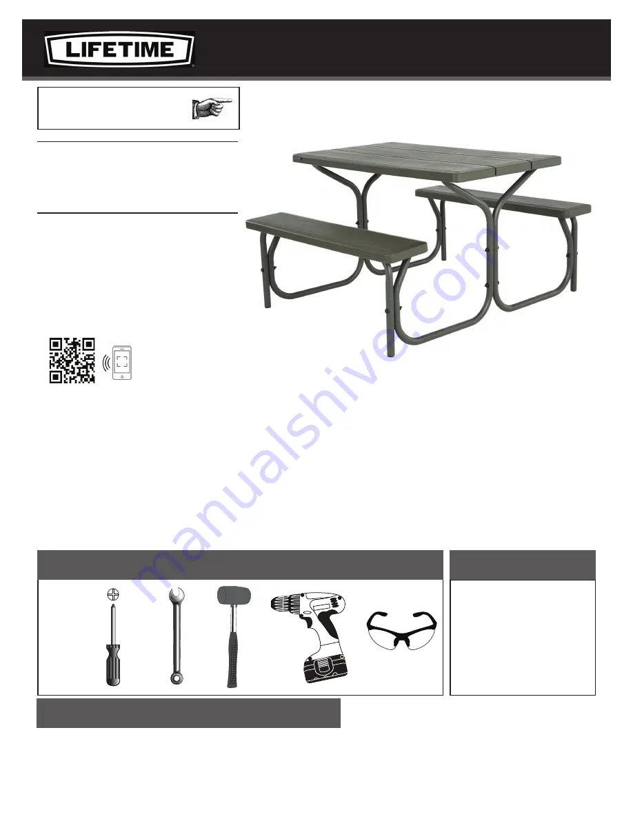 Lifetime 60135 Assembly Instructions Manual Download Page 2