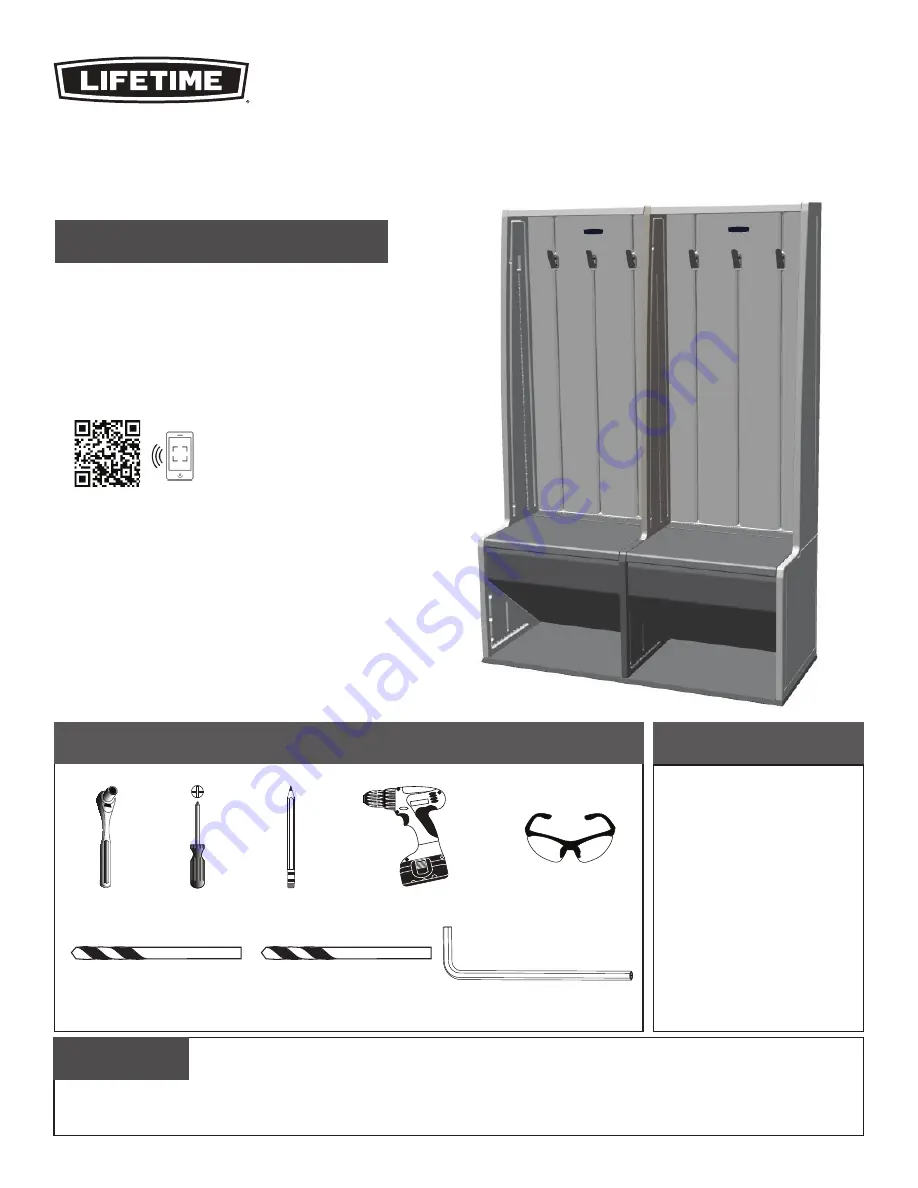 Lifetime 60226 Assembly Instructions Manual Download Page 1