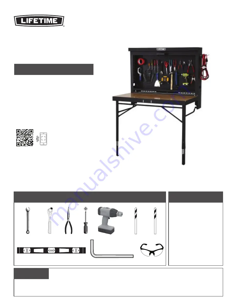 Lifetime 80421 Assembly Instructions Manual Download Page 1