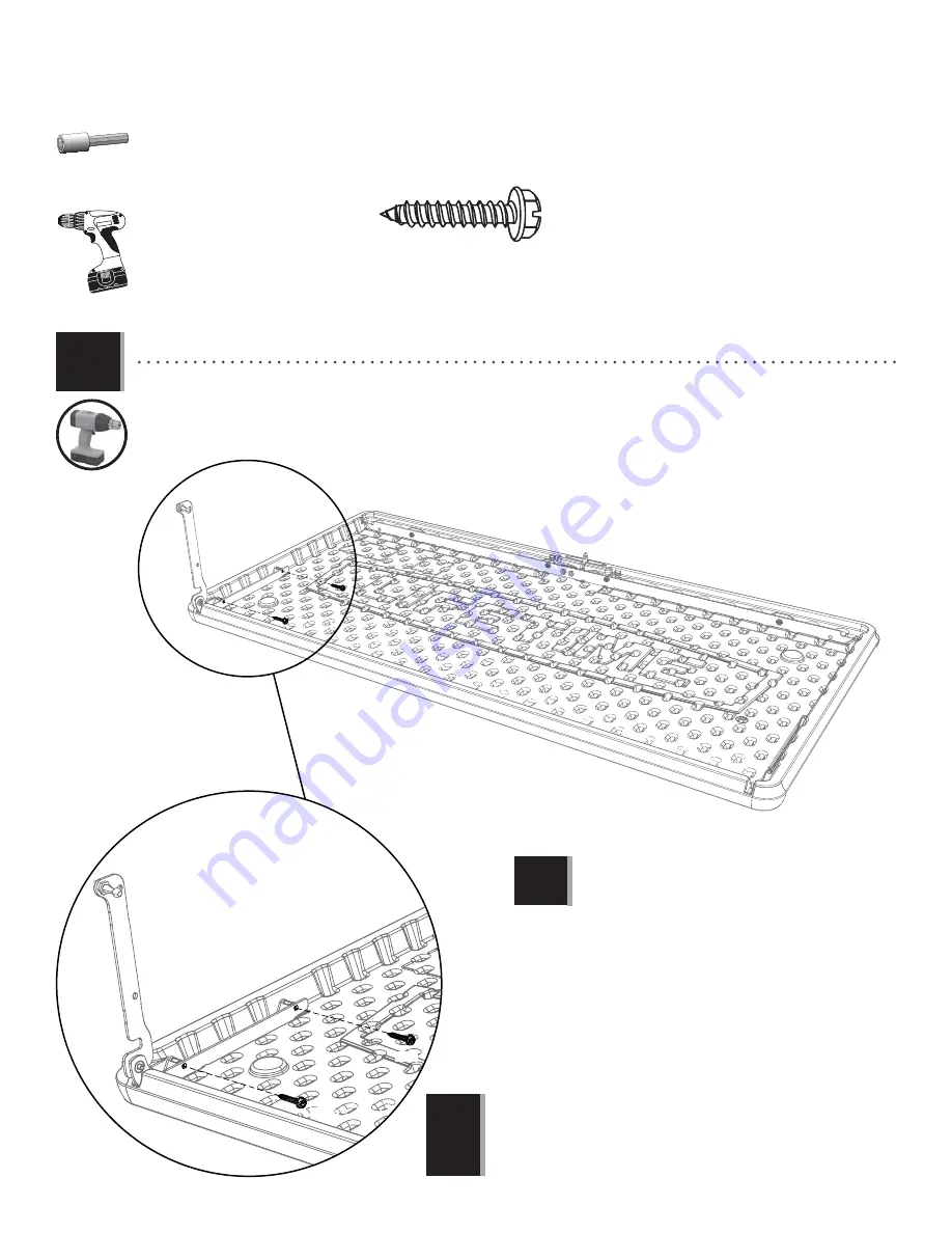 Lifetime 853281 Assembly Instructions Manual Download Page 19