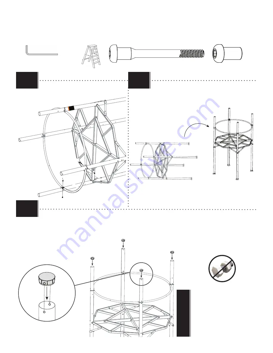 Lifetime ADVENTURE TOWER 90830 Assembly Instructions Manual Download Page 27