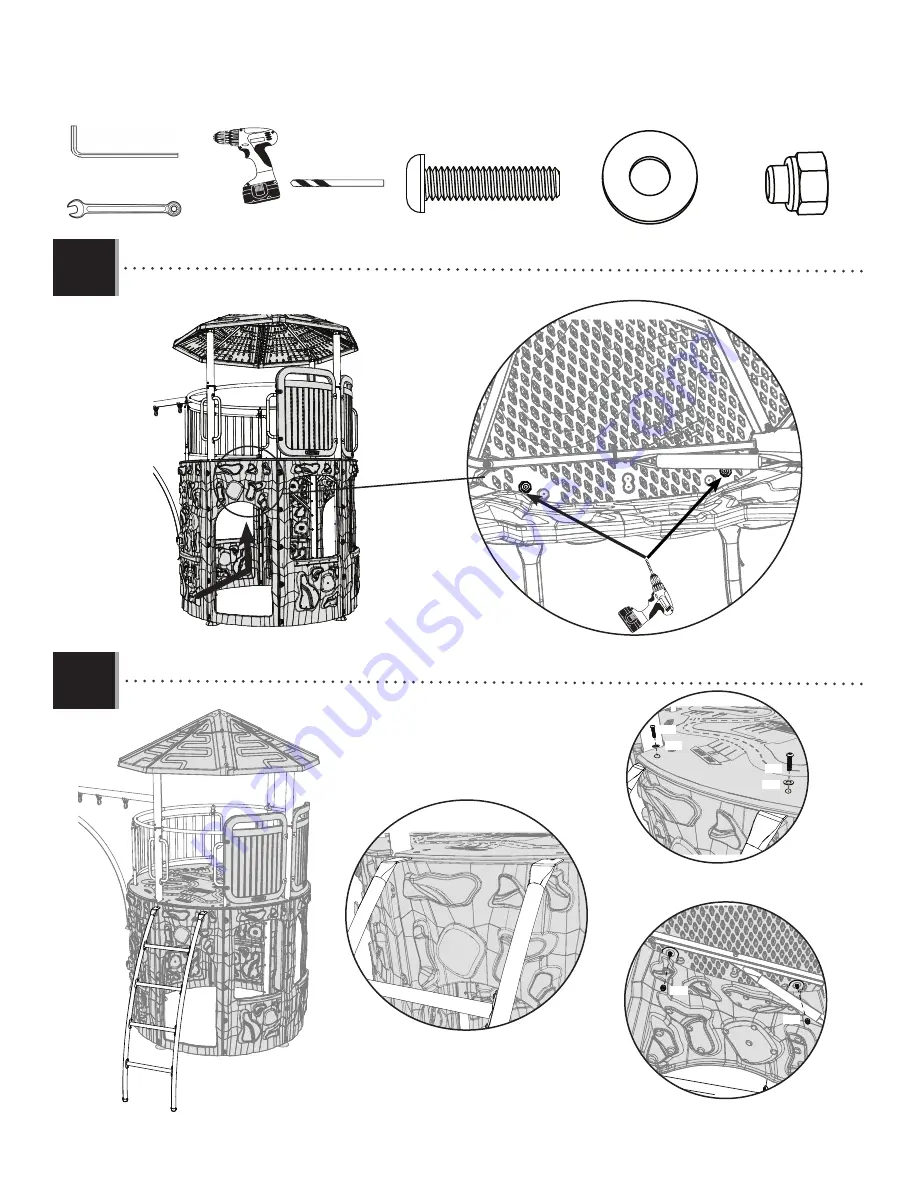 Lifetime ADVENTURE TOWER 90830 Assembly Instructions Manual Download Page 79