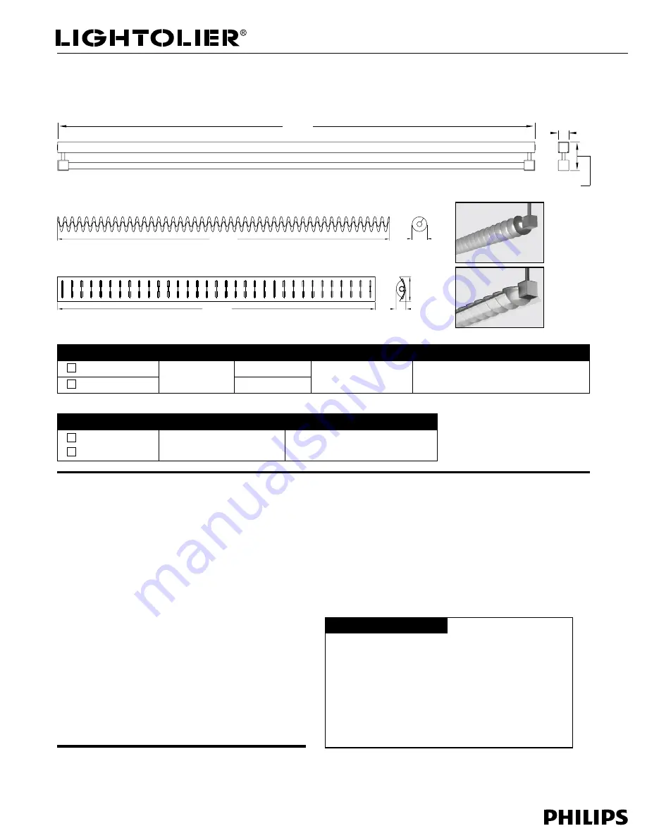 Lightolier SL110B Скачать руководство пользователя страница 1