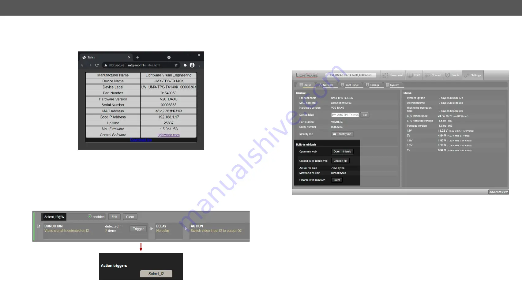 Lightware FP-UMX-TPS-TX120 User Manual Download Page 84