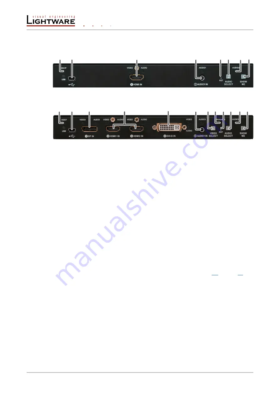 Lightware HDMI-3D-OPT-TX210A User Manual Download Page 12