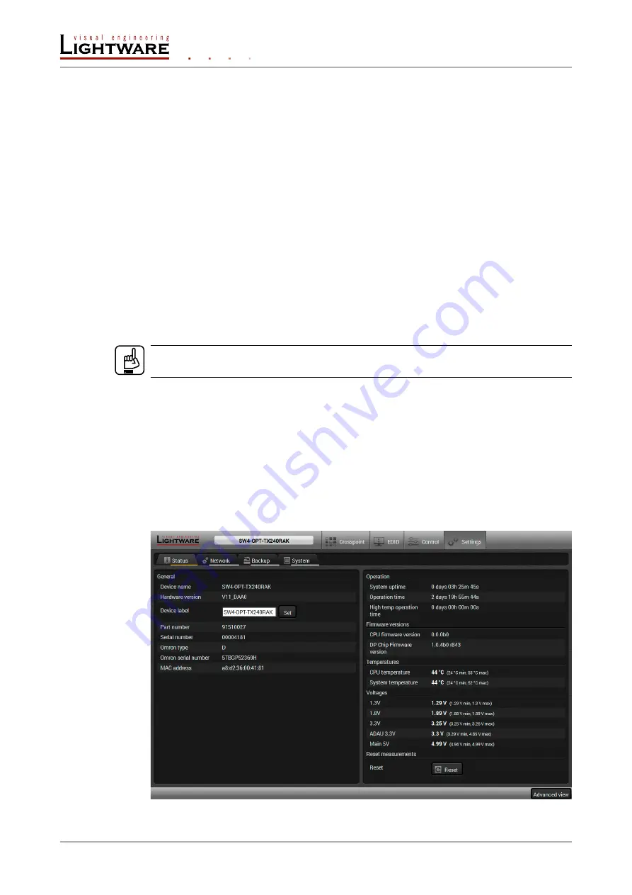 Lightware HDMI-3D-OPT-TX210A User Manual Download Page 44