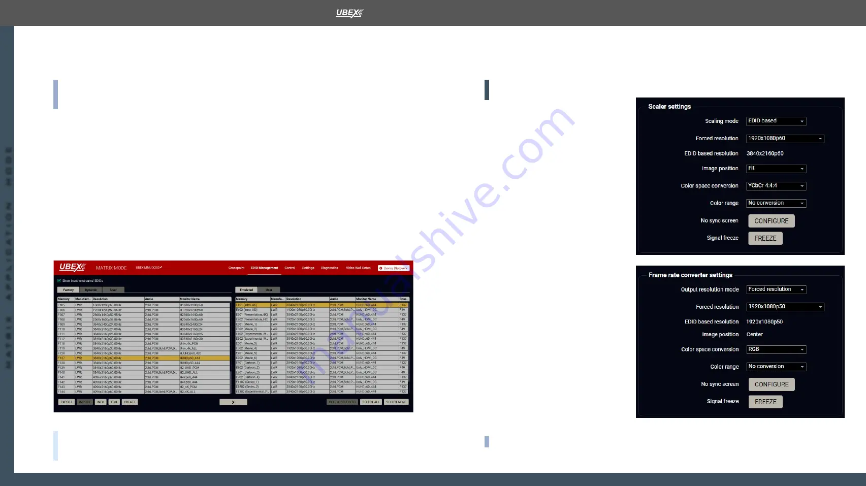 Lightware UBEX-MMU-X200 User Manual Download Page 55