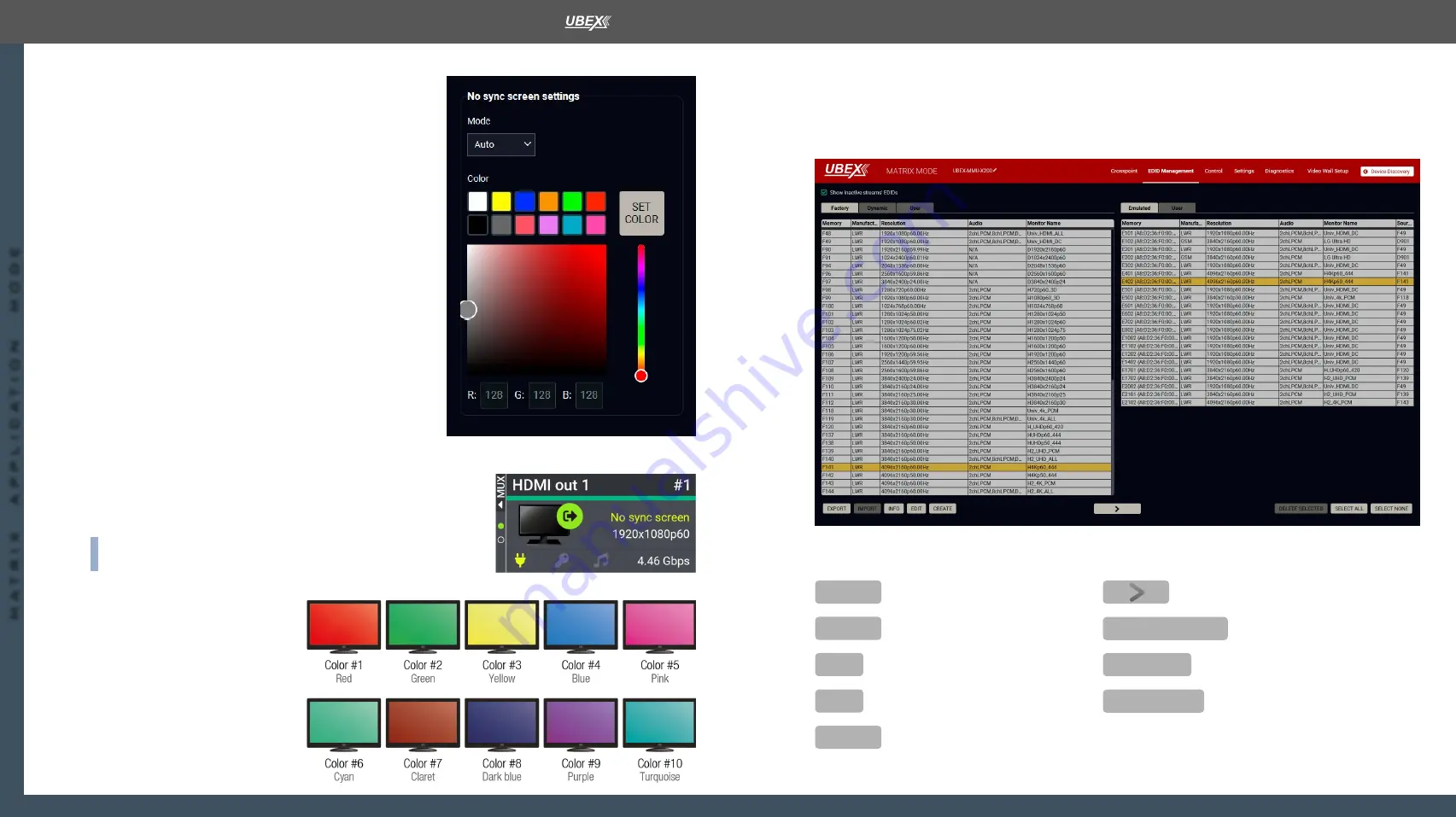 Lightware UBEX-MMU-X200 Скачать руководство пользователя страница 114