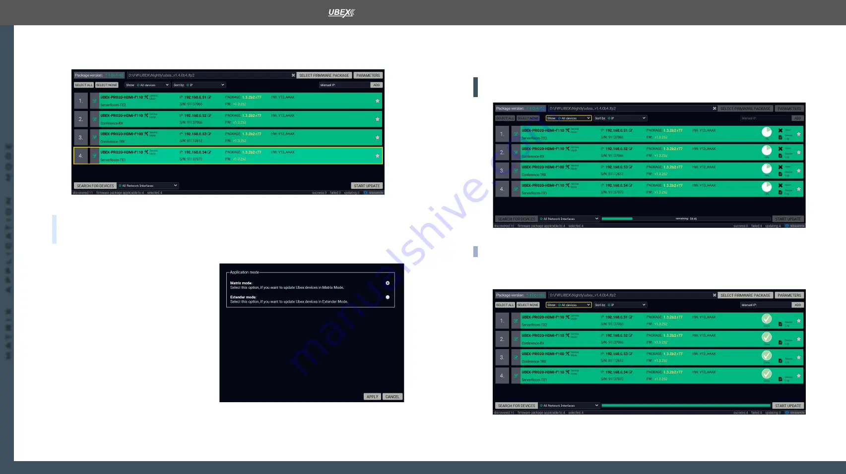 Lightware UBEX-MMU-X200 Скачать руководство пользователя страница 206