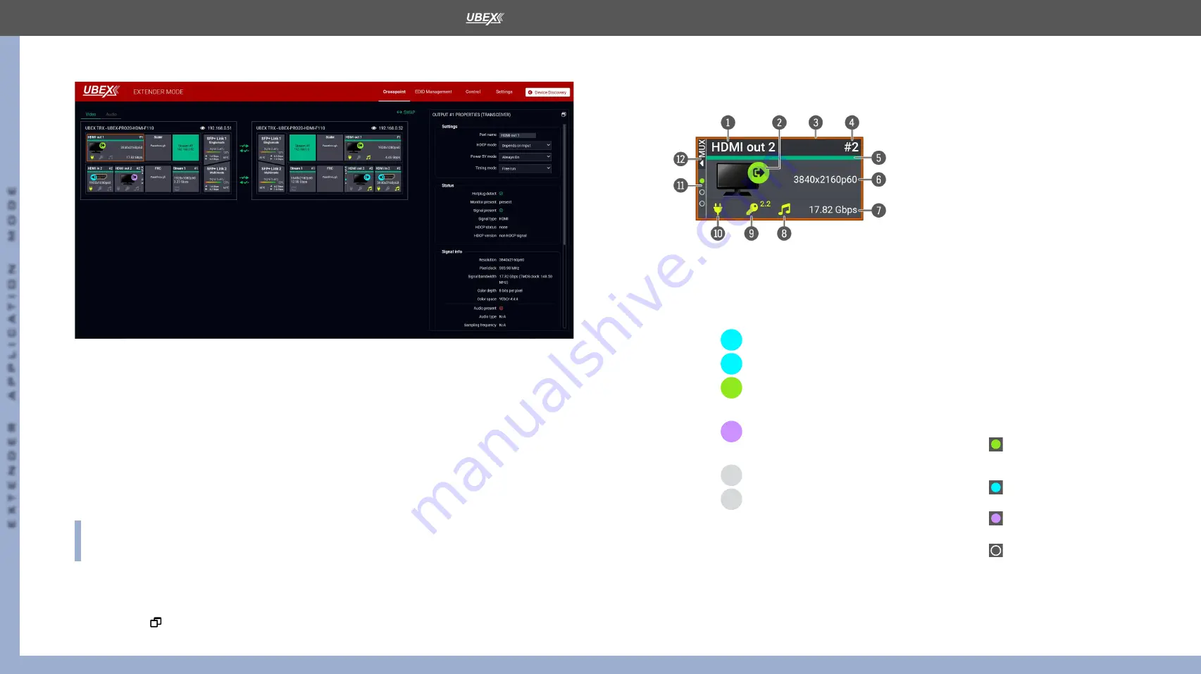 Lightware UBEX-PRO20-HDMI-F100 User Manual Download Page 73