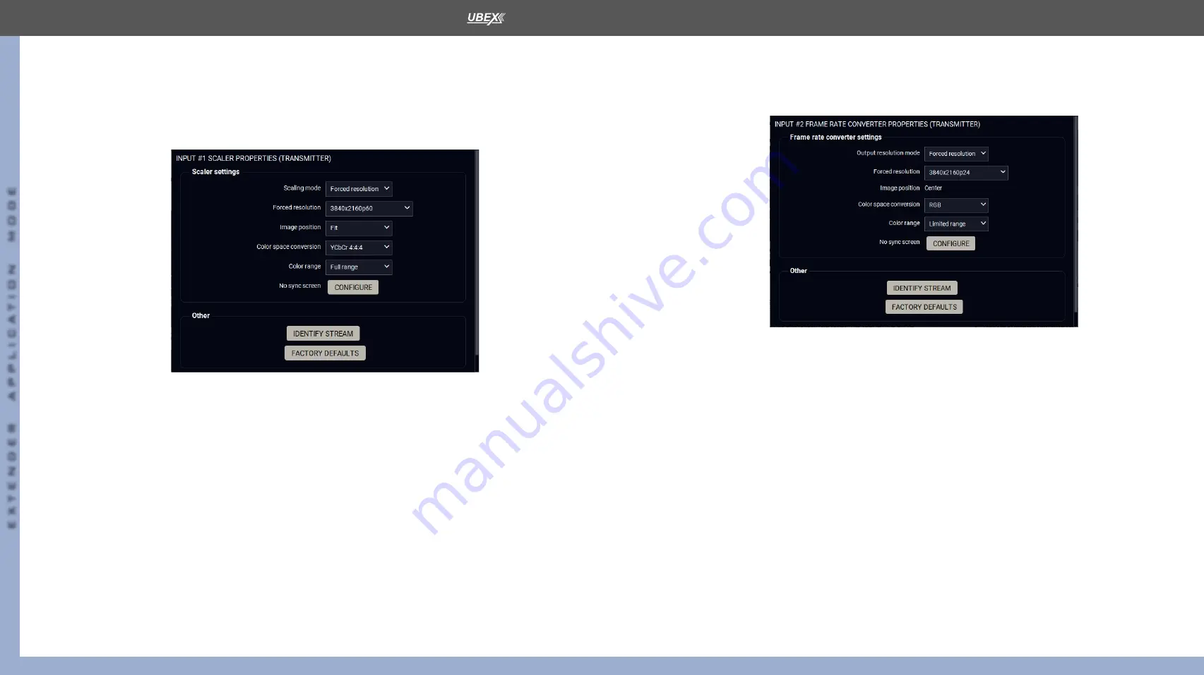 Lightware UBEX-PRO20-HDMI-F100 User Manual Download Page 75