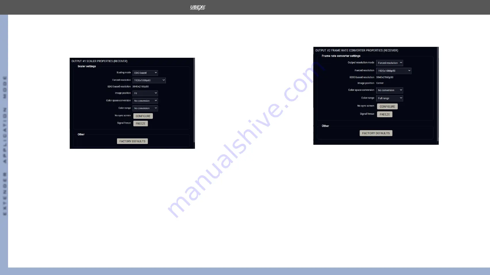 Lightware UBEX-PRO20-HDMI-F100 User Manual Download Page 77