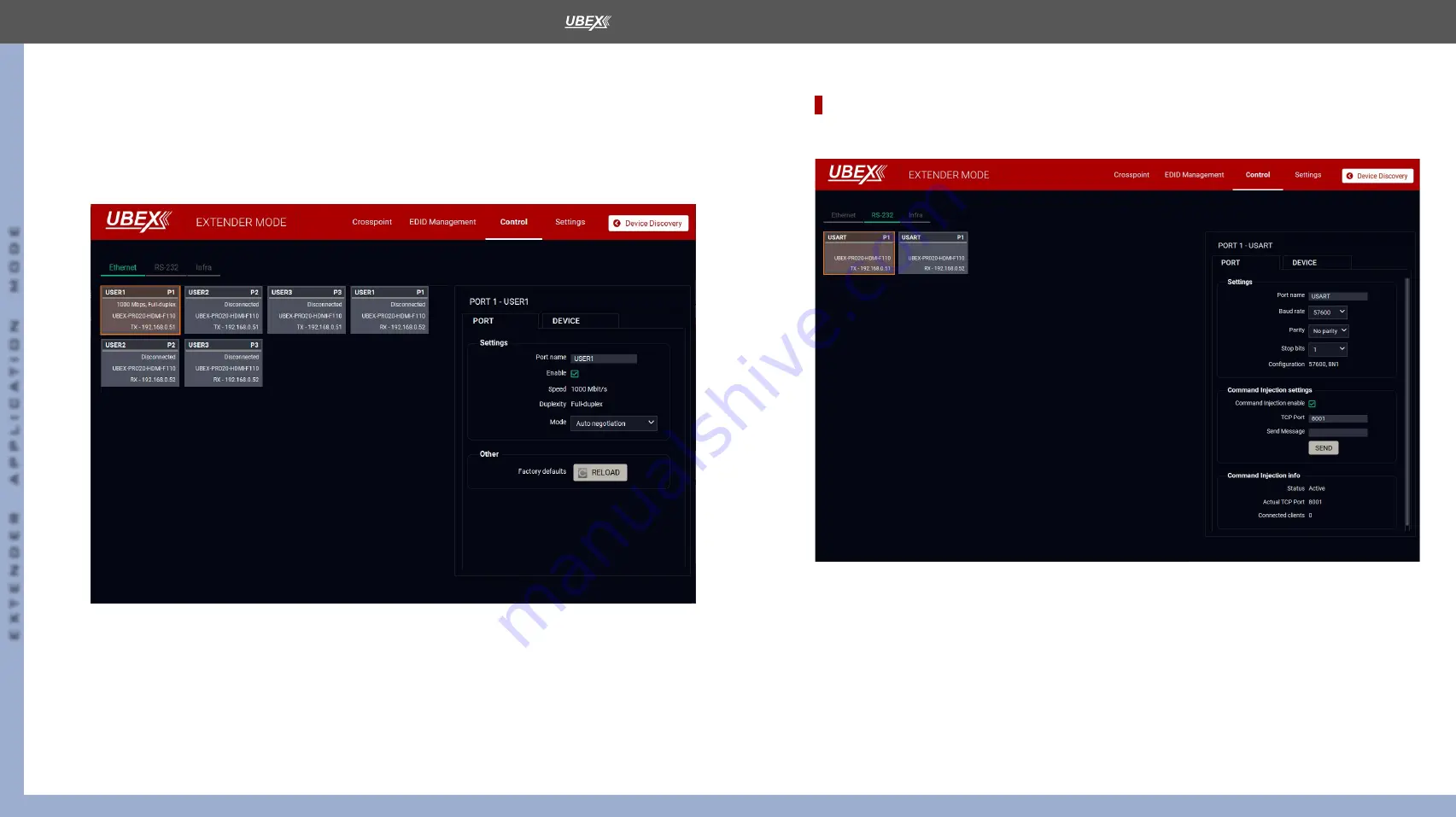 Lightware UBEX-PRO20-HDMI-F100 User Manual Download Page 87