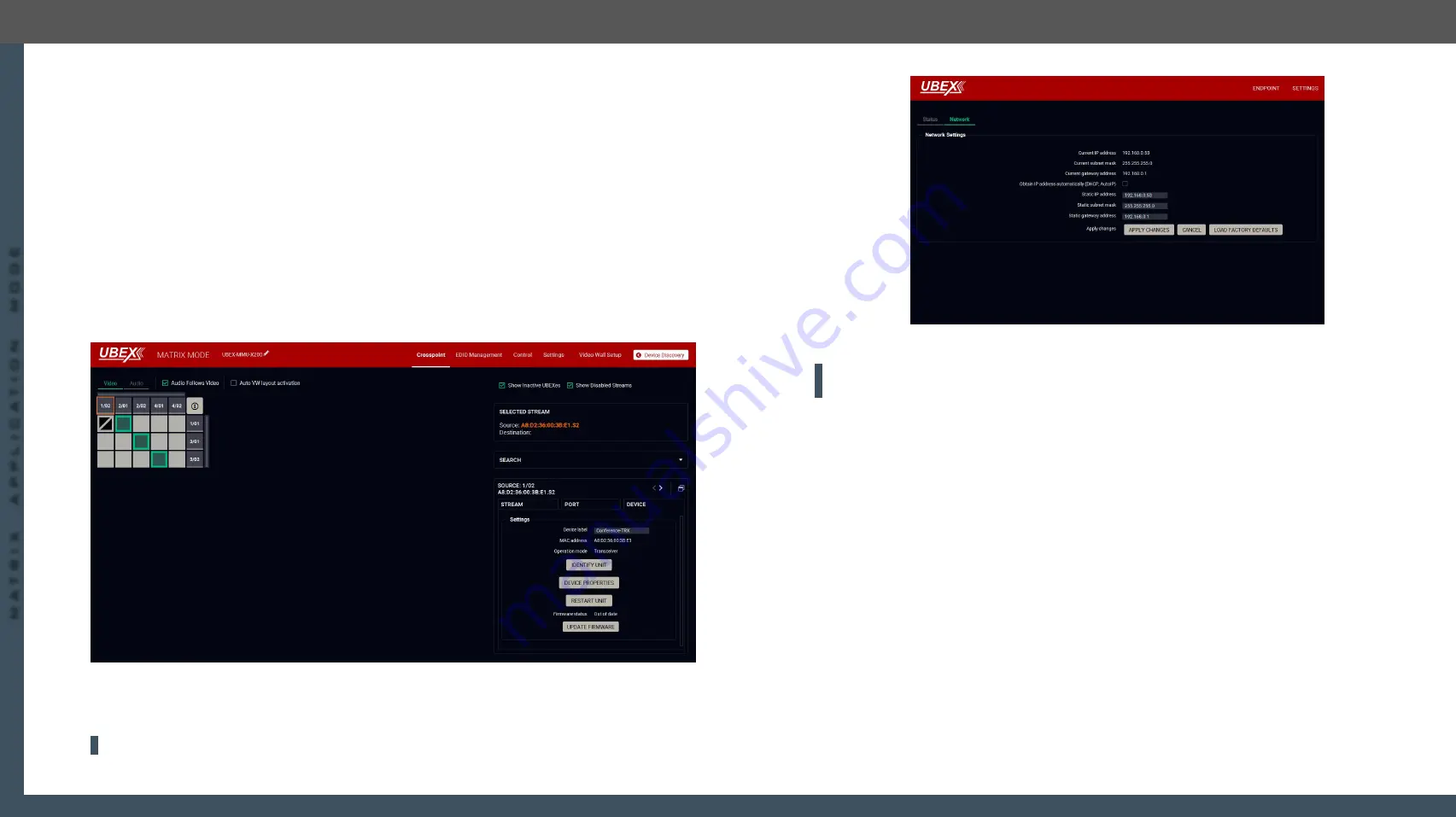 Lightware UBEX Series User Manual Download Page 167