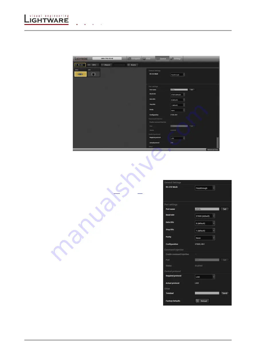 Lightware UMX-TPS-TX120 User Manual Download Page 54