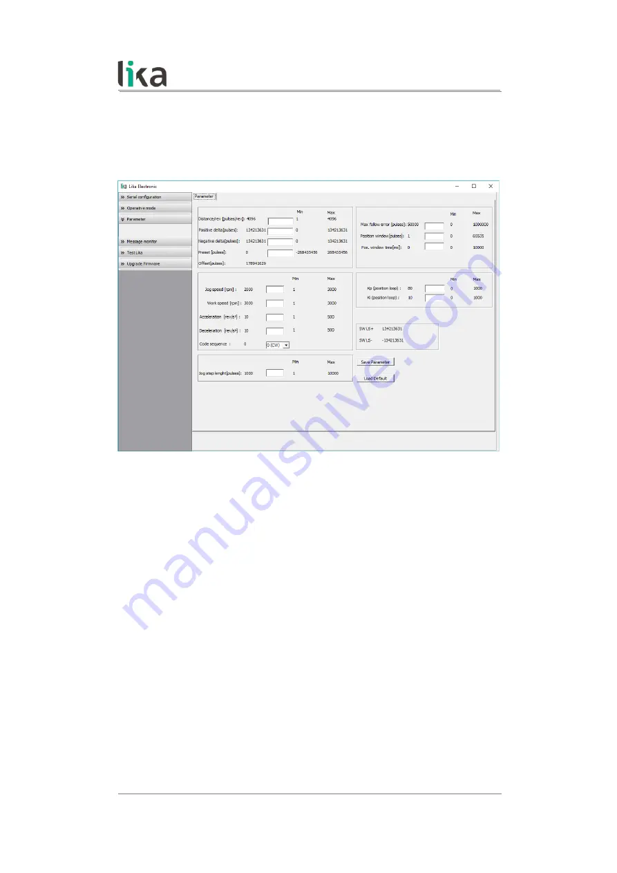 Lika RD6 Series User Manual Download Page 33