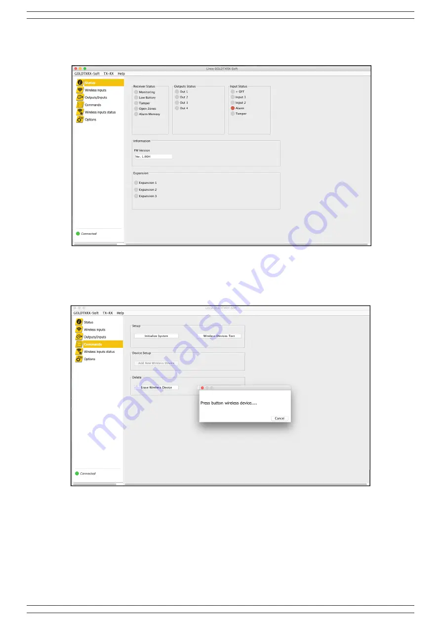 Lince ZENITH GOLD 869 Series Installation, Operation And Maintenance Manual Download Page 8