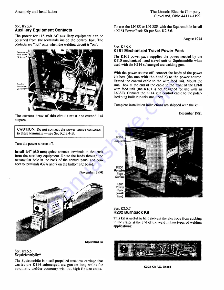 Lincoln Electric IM274-A Operator'S Manual Download Page 26