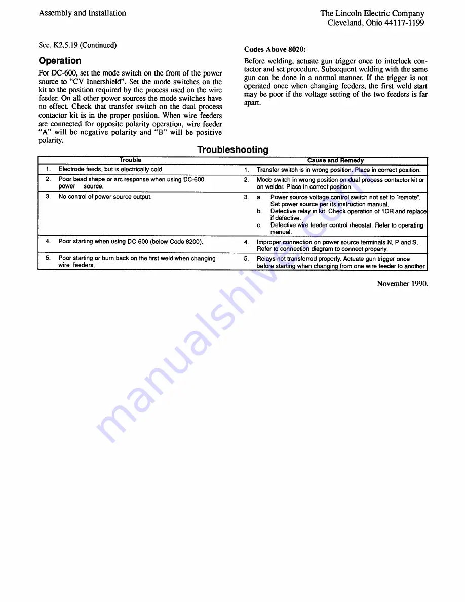 Lincoln Electric IM274-A Operator'S Manual Download Page 33