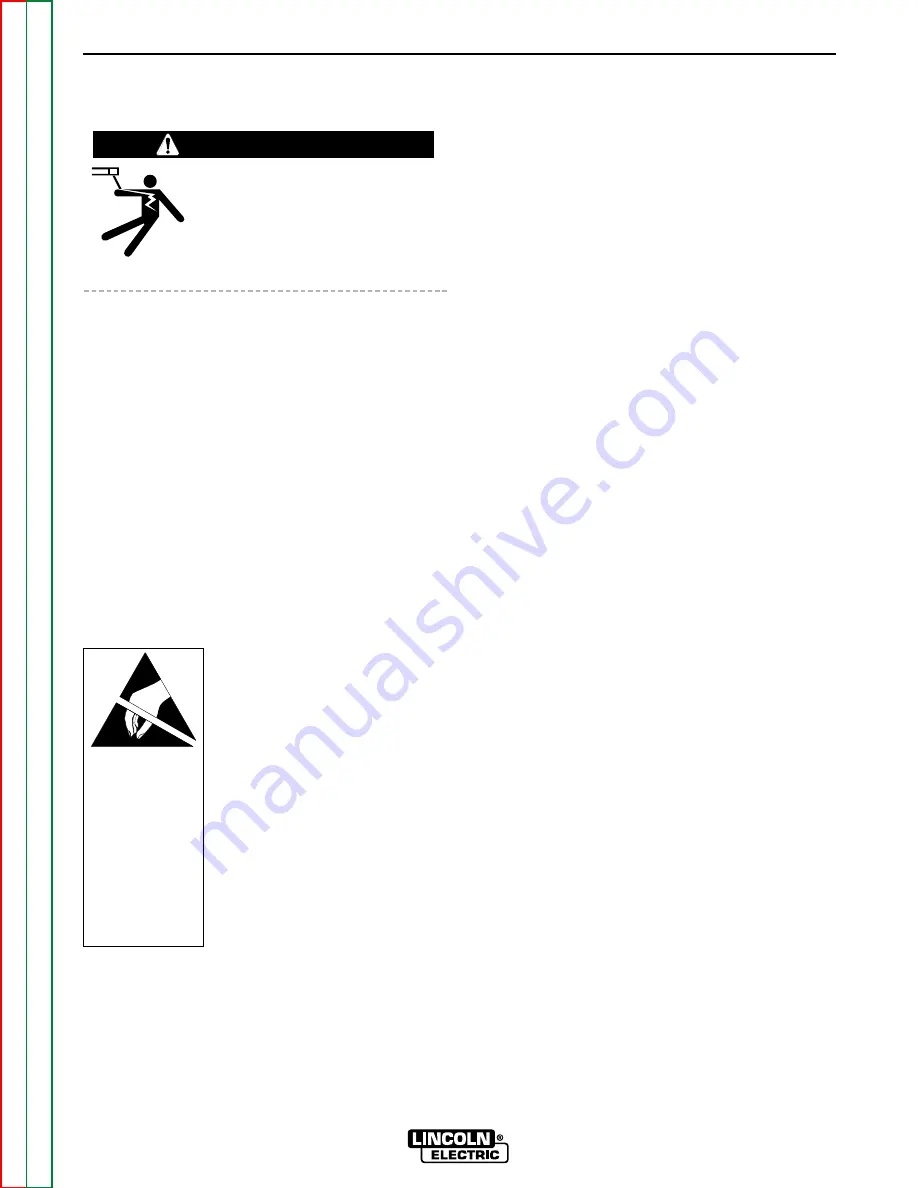 Lincoln Electric MULTI-SOURCE Service Manual Download Page 31