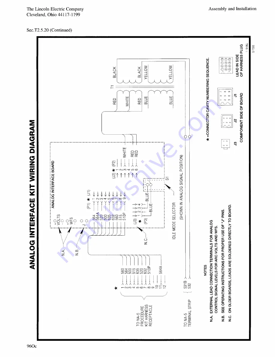 Lincoln Electric NA-5 Operator'S Manual Download Page 196