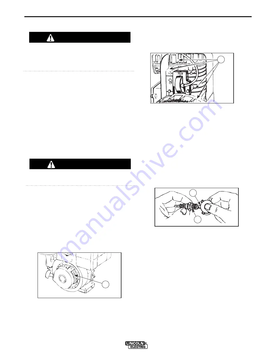 Lincoln Electric POWER ARC 5000 Operator'S Manual Download Page 38