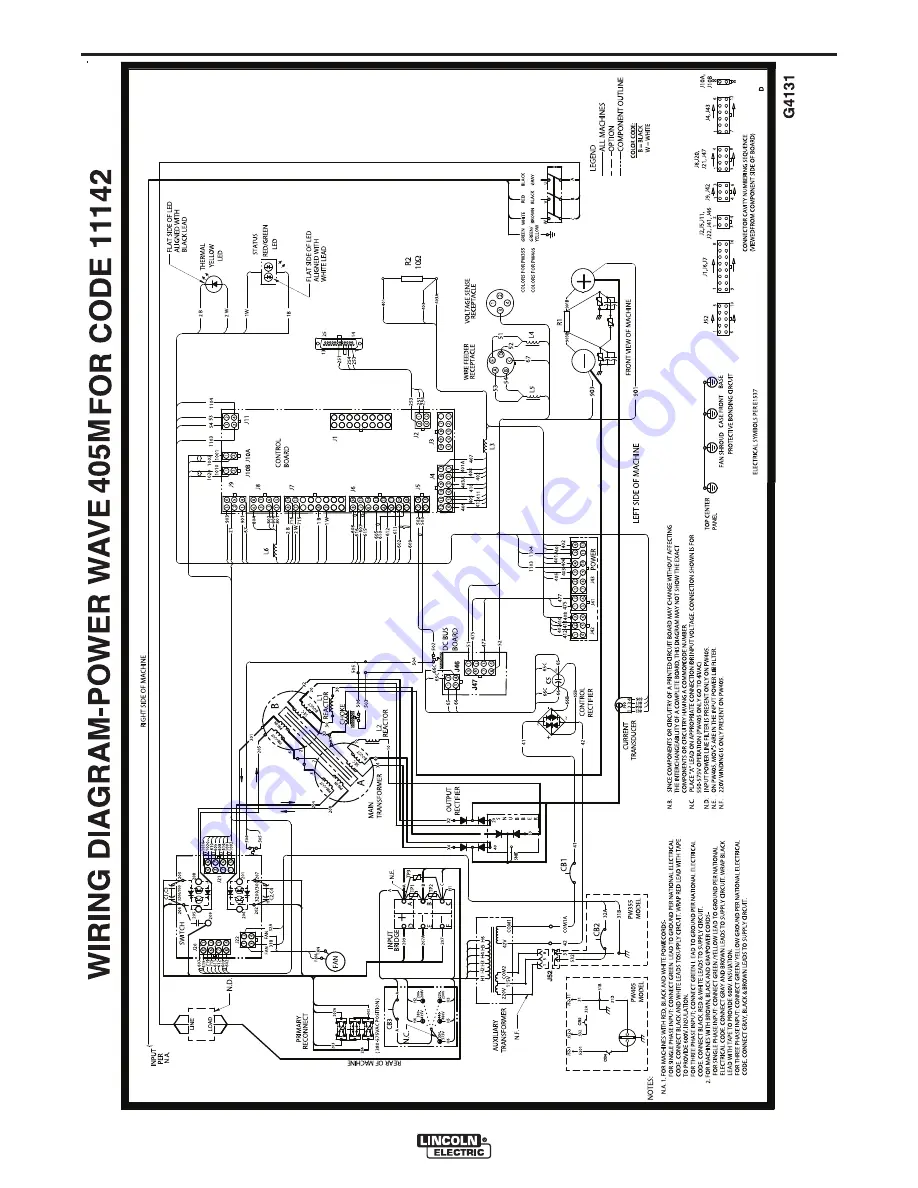 Lincoln Electric POWER WAVE 405M Operator'S Manual Download Page 35