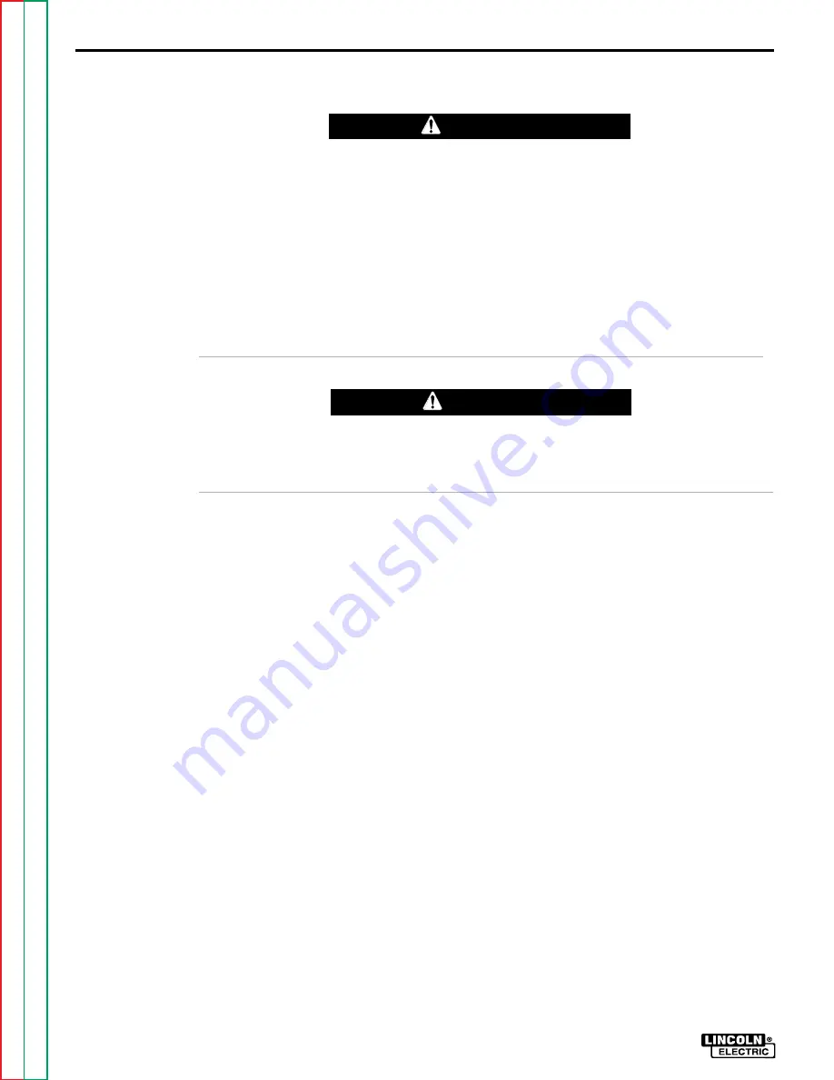 Lincoln Electric PRO-CUT 60 Service Manual Download Page 54