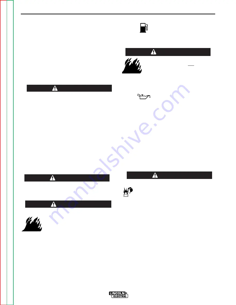 Lincoln Electric RANGER 10,000 Service Manual Download Page 11