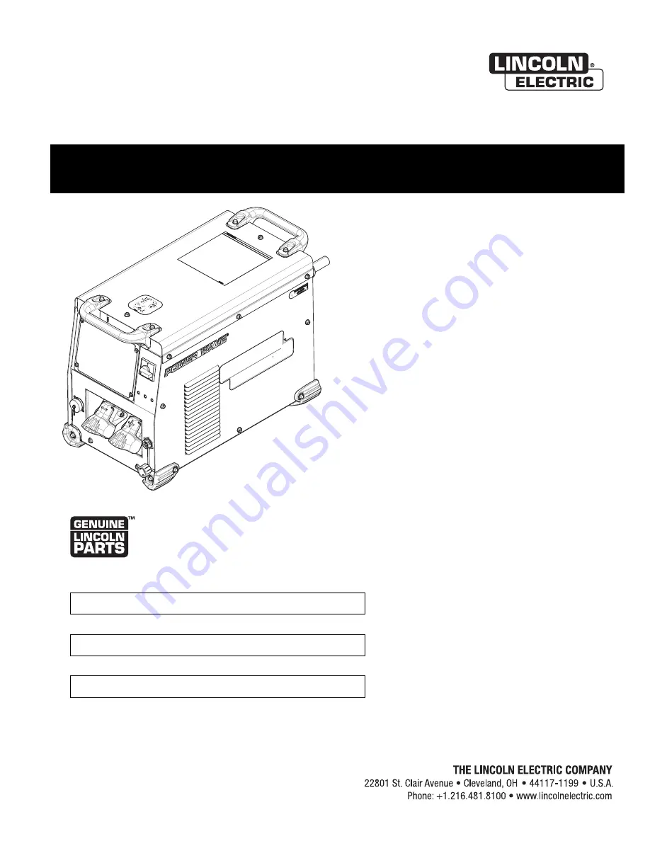 Lincoln Electric RED-D-ARC E500 Operator'S Manual Download Page 1