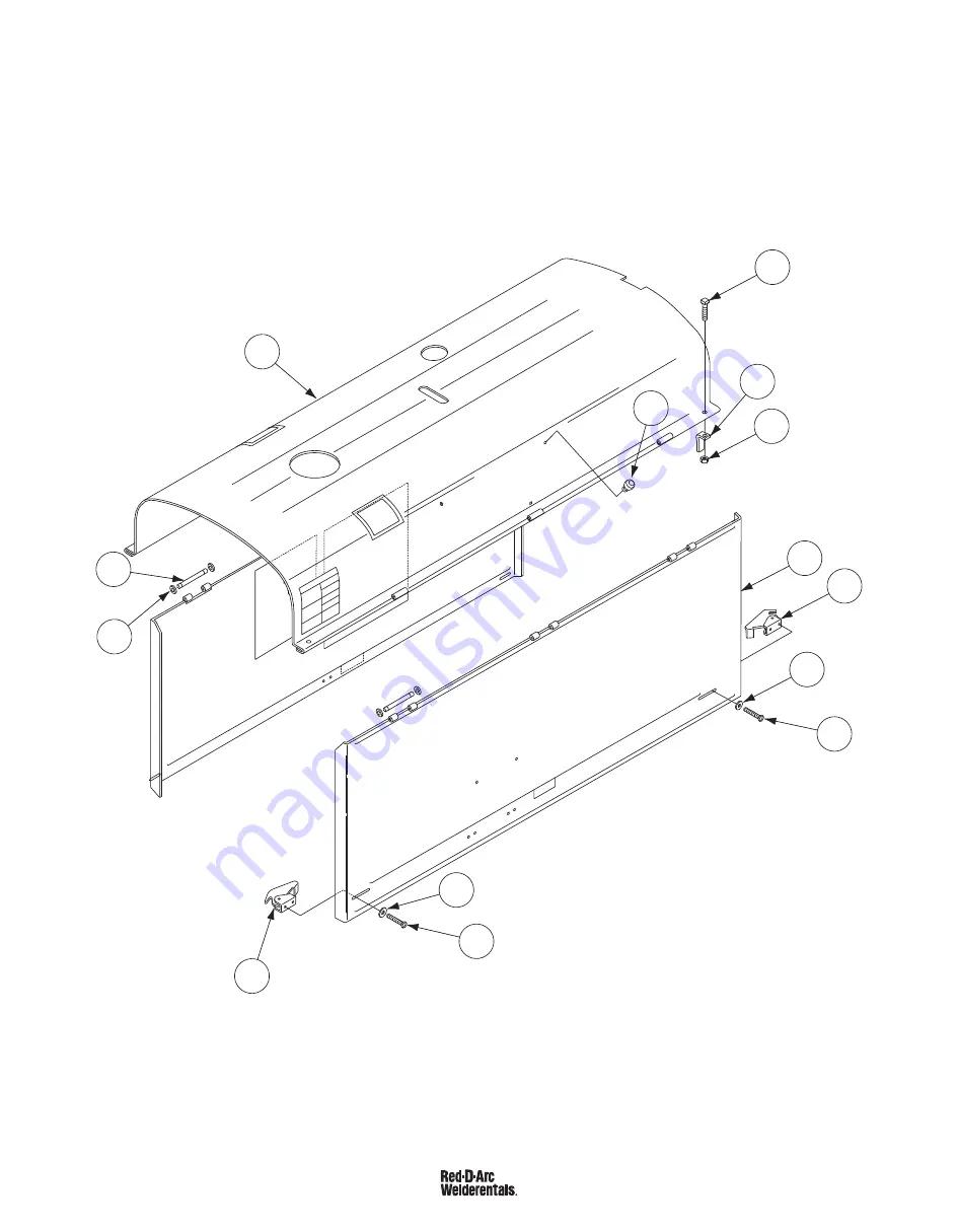 Lincoln Electric Red-D-Arc Welderentals D300K 3+3 SE Скачать руководство пользователя страница 48