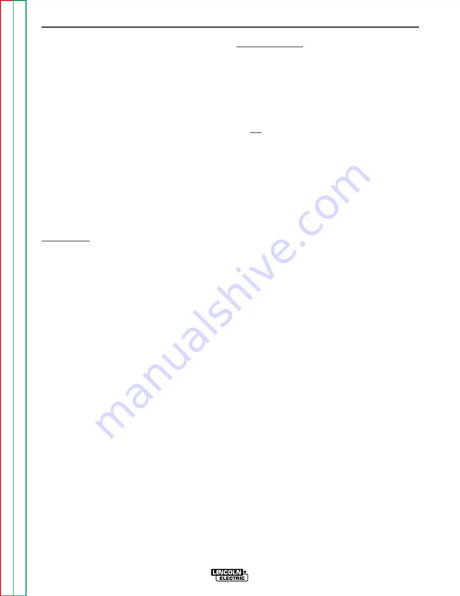 Lincoln Electric Semiautomatic Wire Feeders LN-9 Service Manual Download Page 30