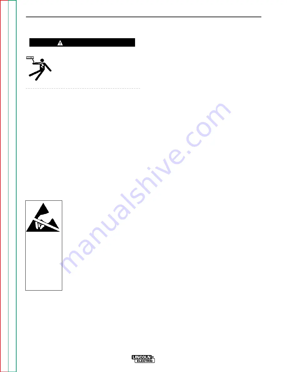 Lincoln Electric Semiautomatic Wire Feeders LN-9 Service Manual Download Page 61