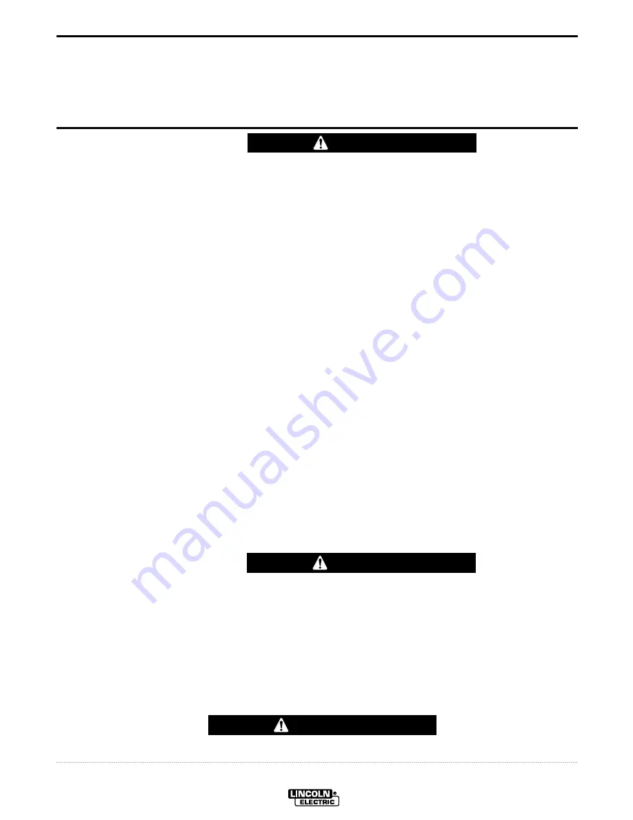 Lincoln Electric SQUARE WAVE TIG 175 PRO Operator'S Manual Download Page 19