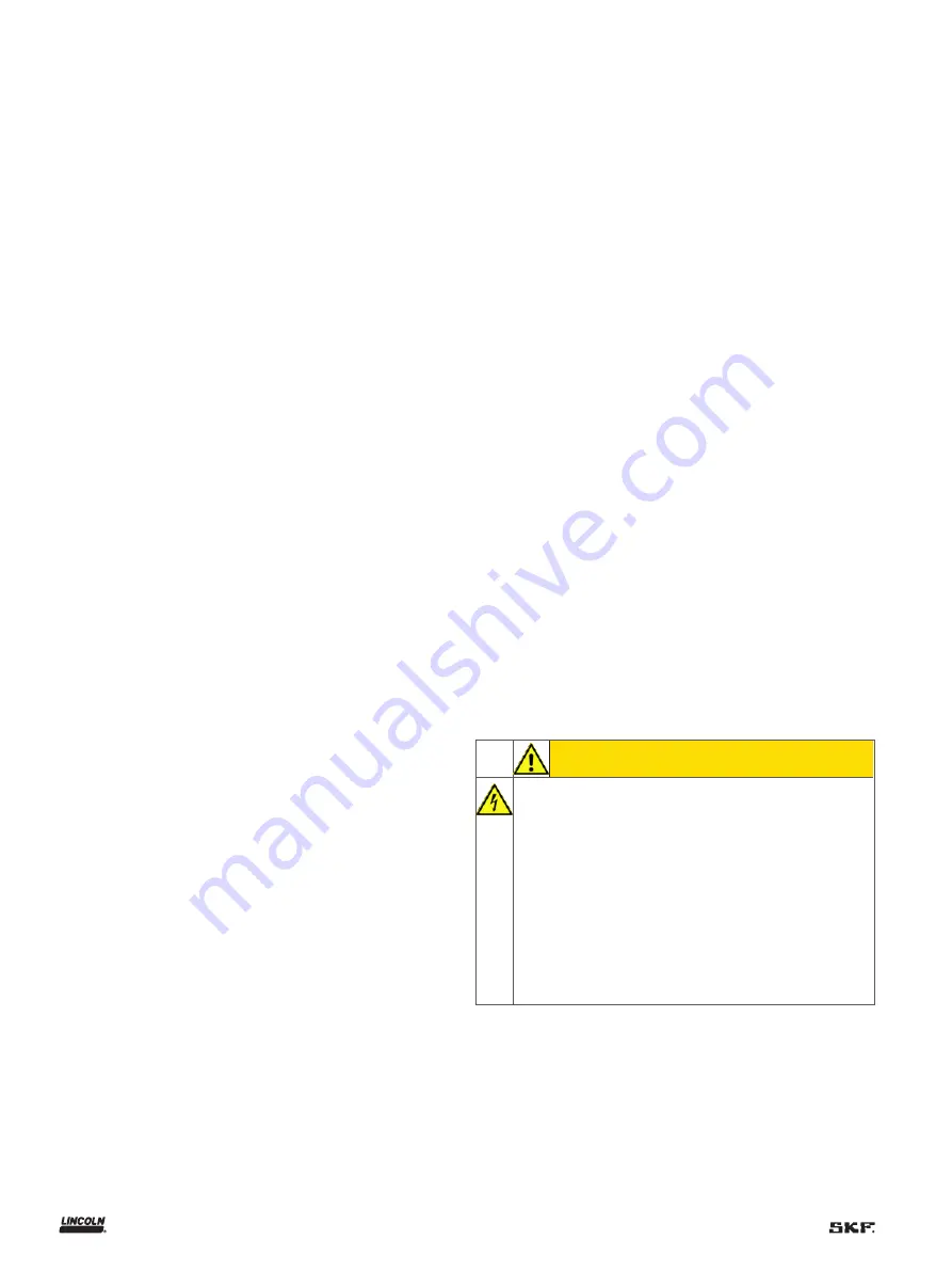 Lincoln SKF CLK Installation And Operation Manual Download Page 6