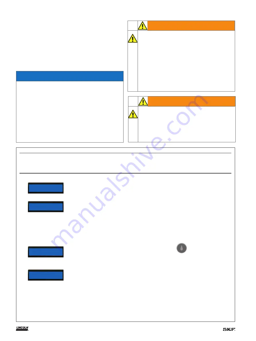 Lincoln SKF CLK Installation And Operation Manual Download Page 32