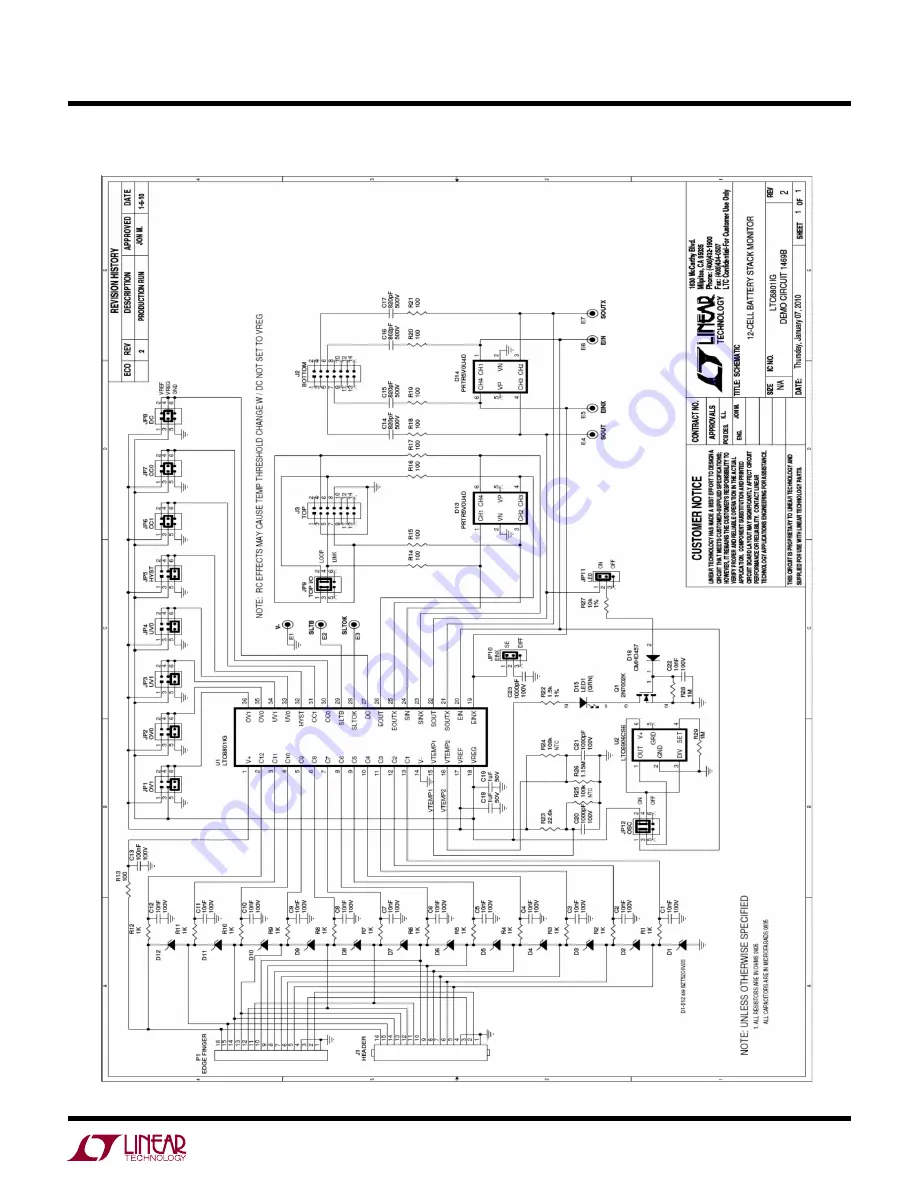 Linear Technology LTC6801 Demo Manual Download Page 5