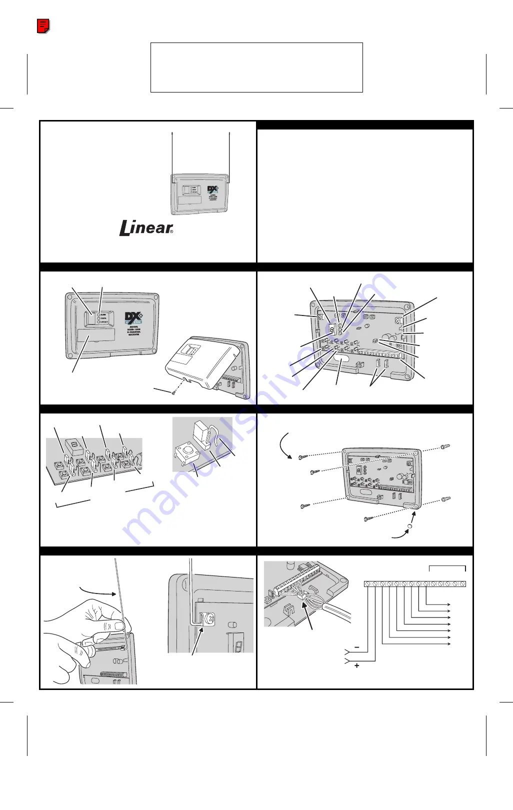 Linear DXSR-1504 Installation Instructions Download Page 1