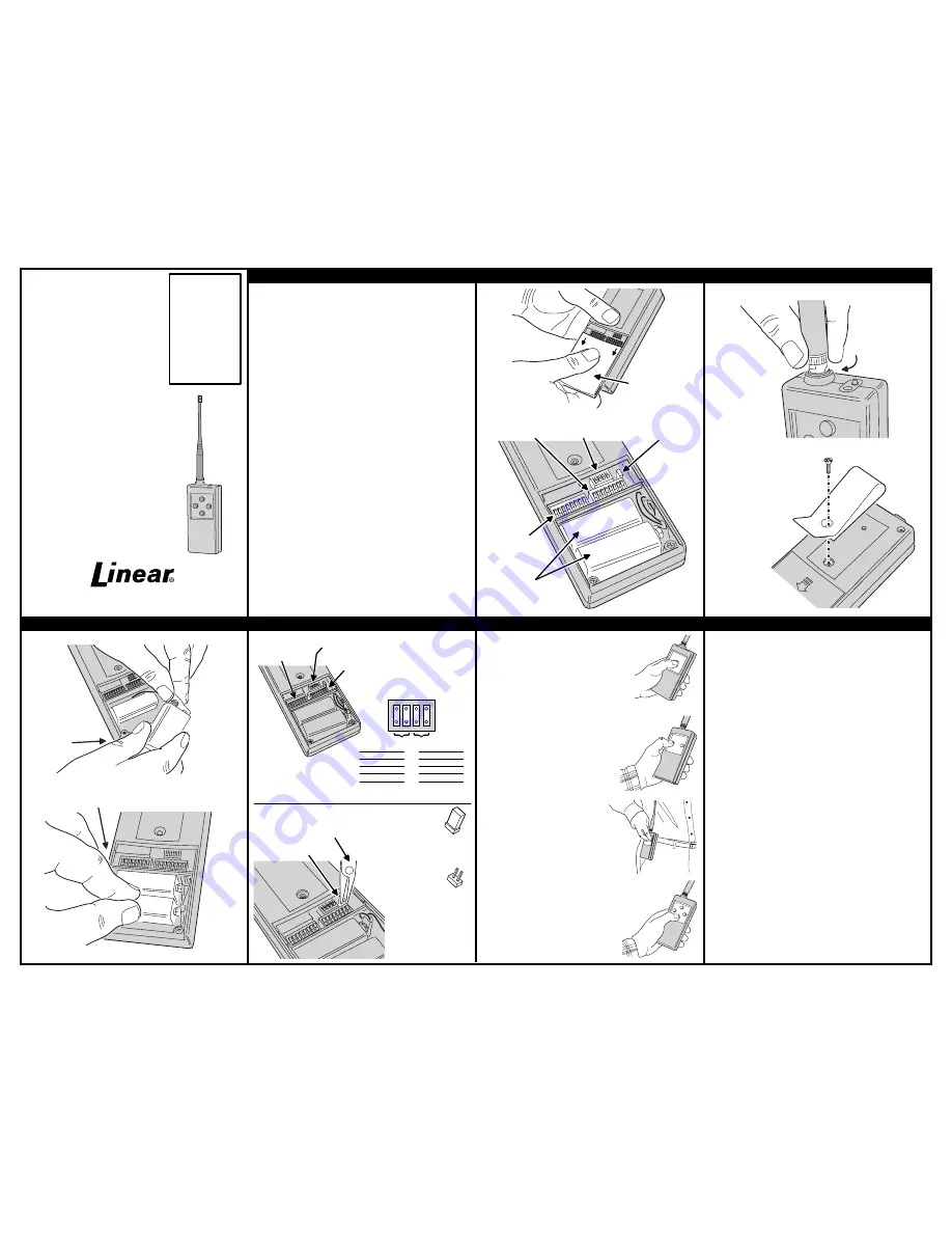 Linear XT-1H Operation Instructions Download Page 1