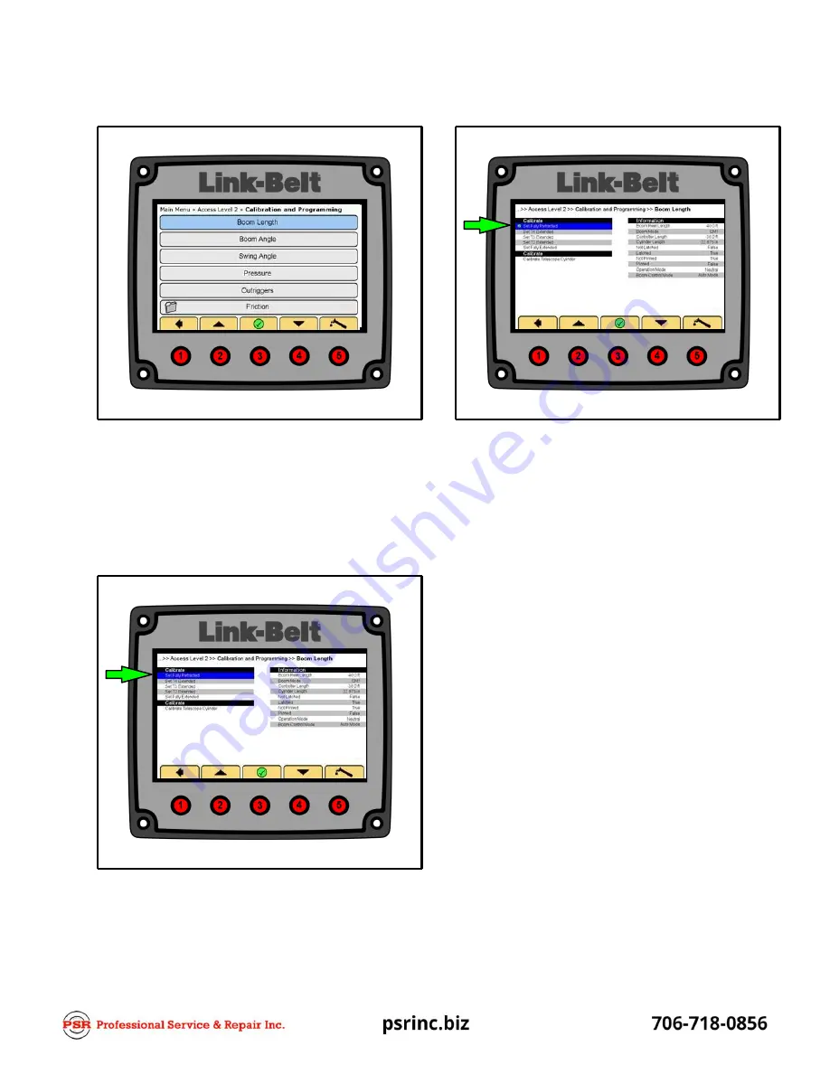 Link-Belt PULSE Calibration Manual Download Page 13